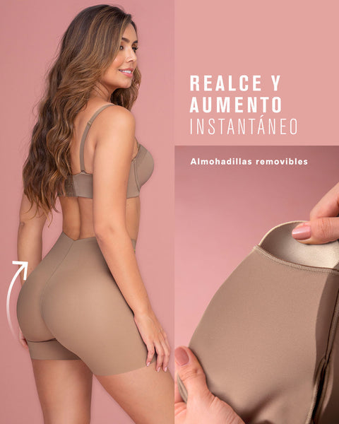 12889 Faja pantalón "aumenta volumen" Leonisa