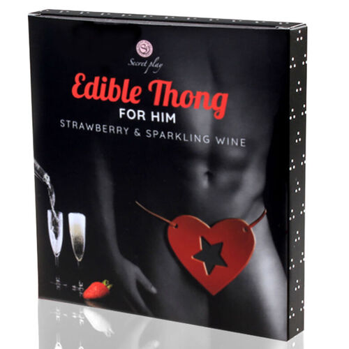 Tanga gominola sabor fresas y cava PARA ÉL
