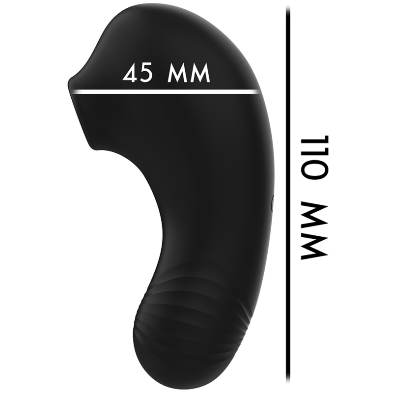 D-235858 RITHUAL - SHUSHU PRO POCKET ESTIMULADOR CLITORIS 2 POTENTES MOTORES AZABACHE