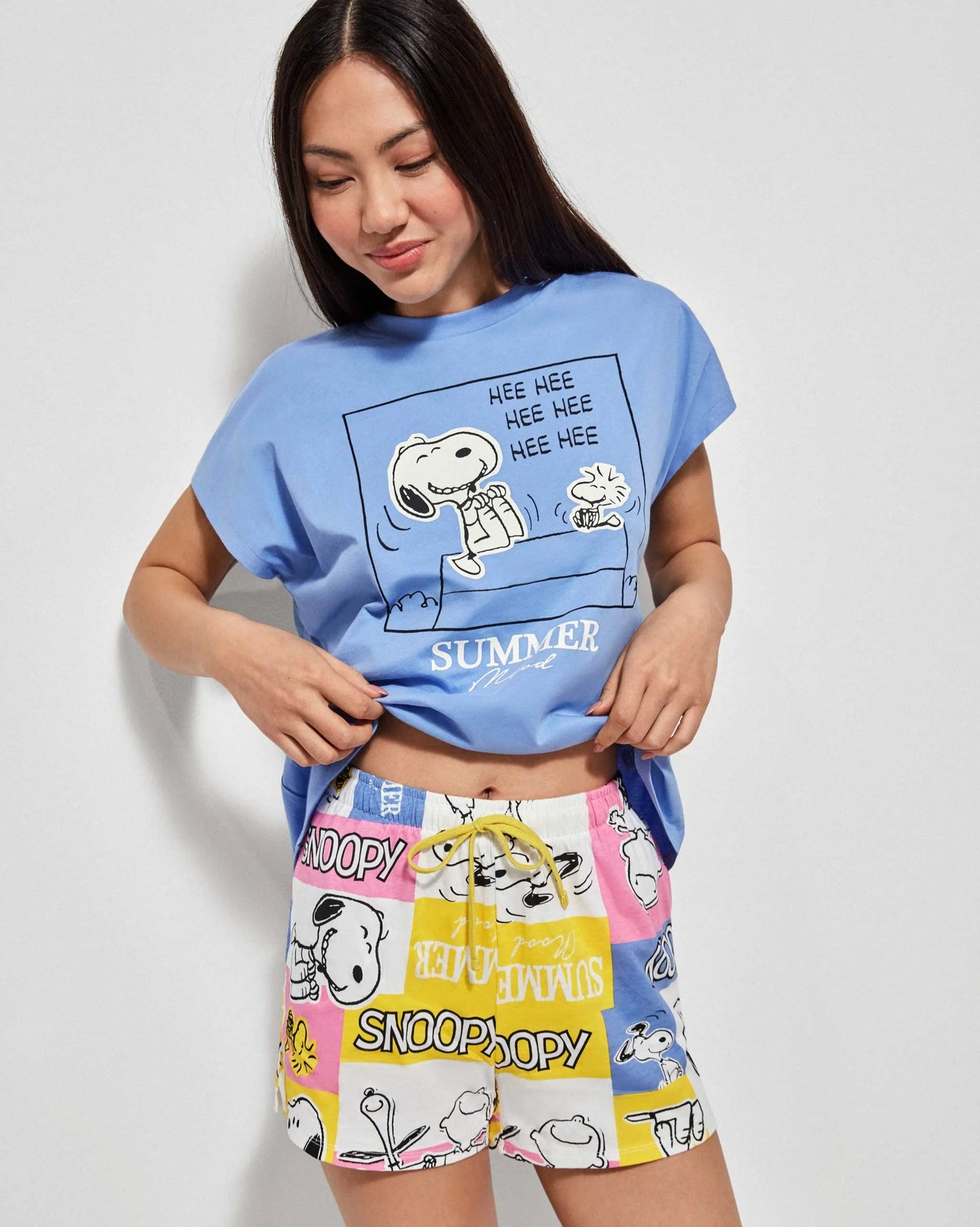 2/20164 Pijama corto estampado Snoopy