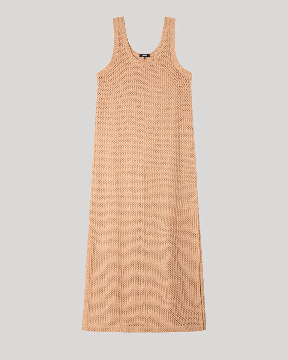 2/40025 Vestido largo crochet
