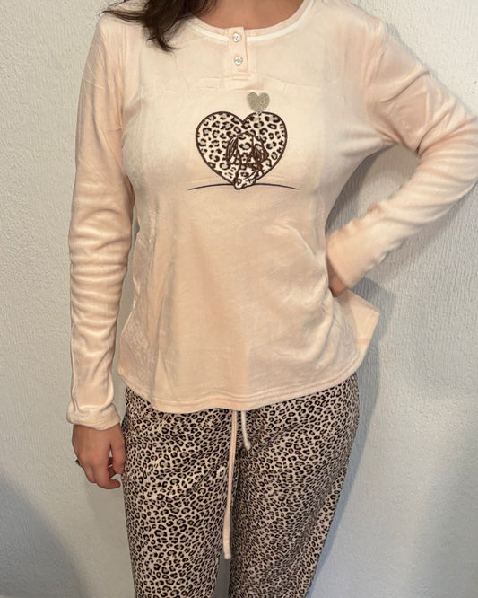 Pijama mujer terciopelo